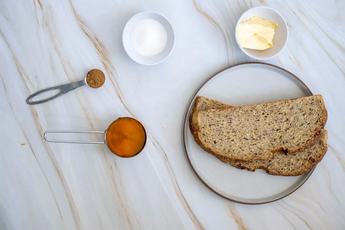 Cinnamon Sugar Sourdough French Toast Ingredients