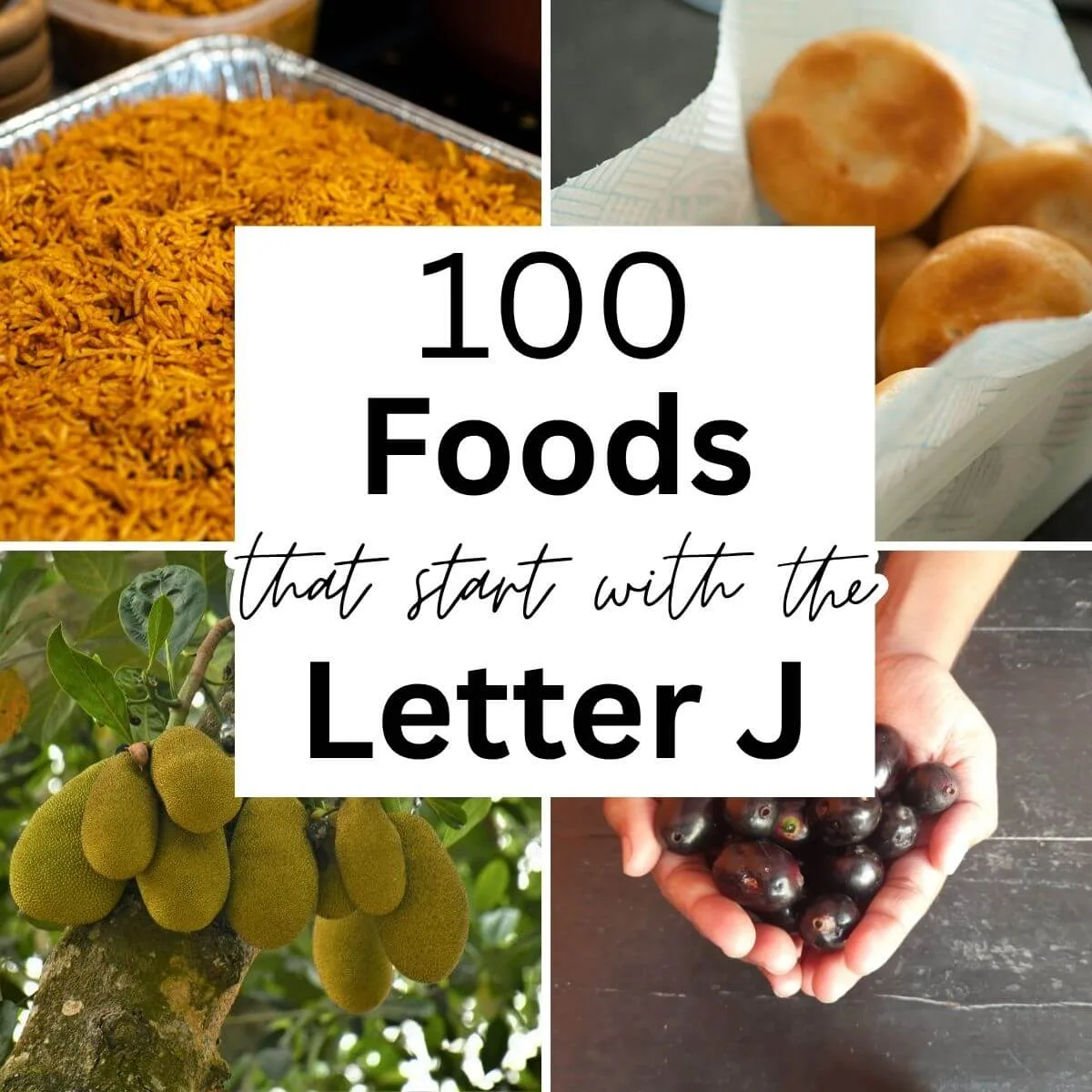 Food That Starts With J