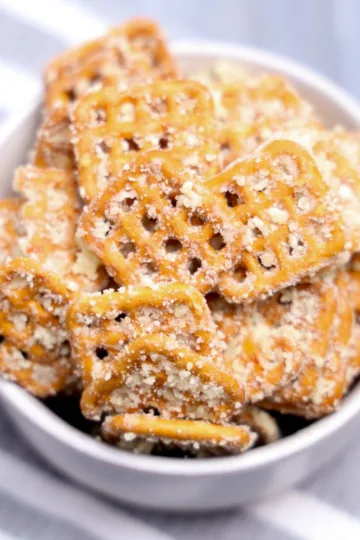 Garlic and Parmesan Pretzels