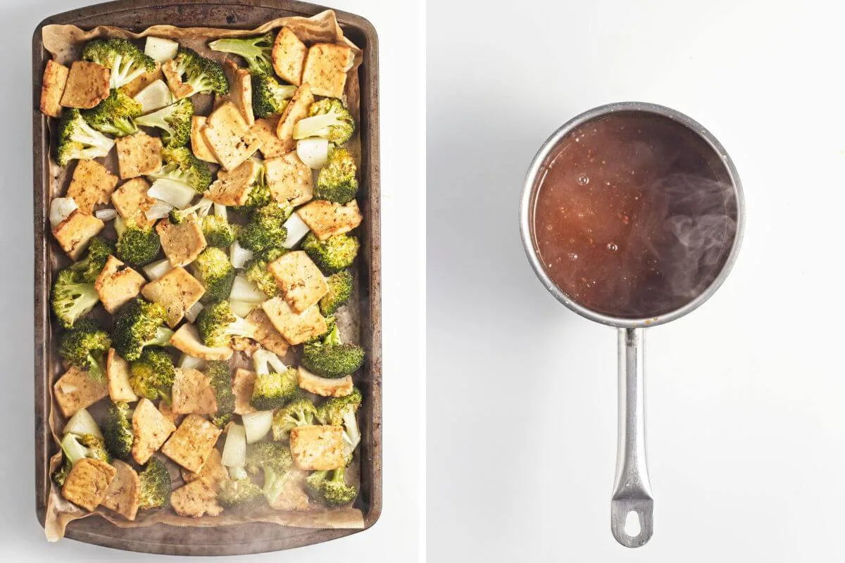 How to Make Tofu with Broccoli Step 2
