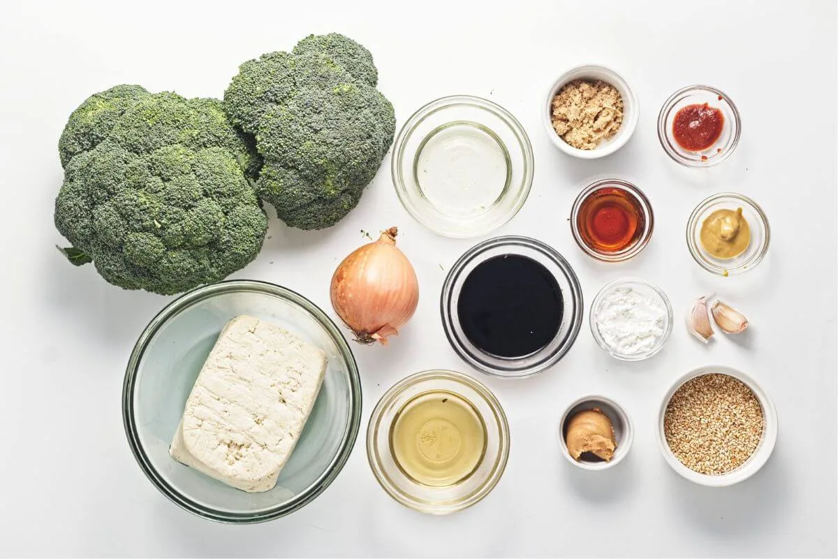 Sheet Pan Tofu with Broccoli Ingredients
