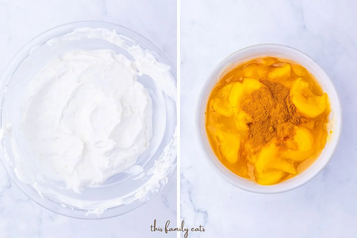How to Make Peach Cobbler Cheesecake Dip