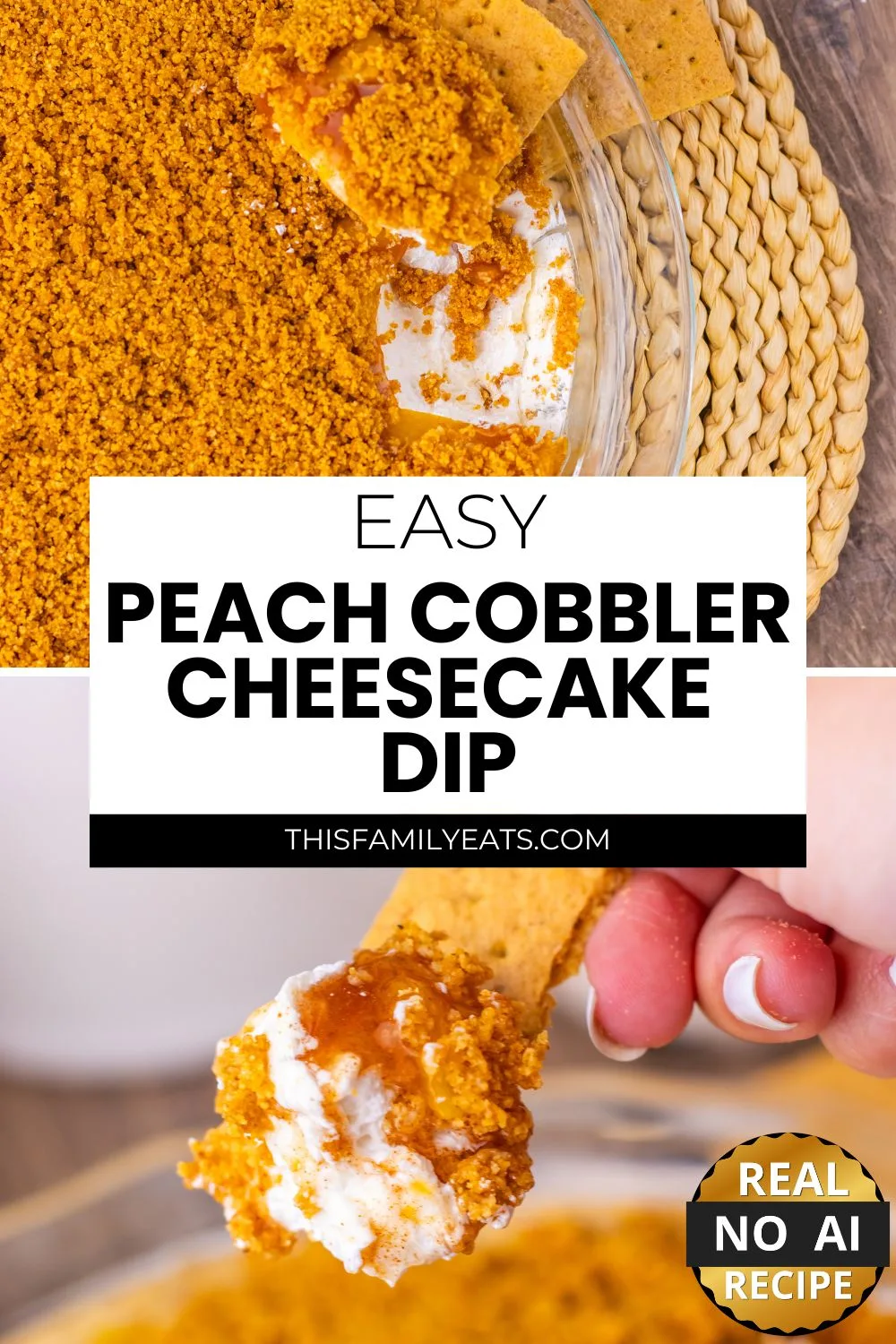 Peach Cobbler Dip