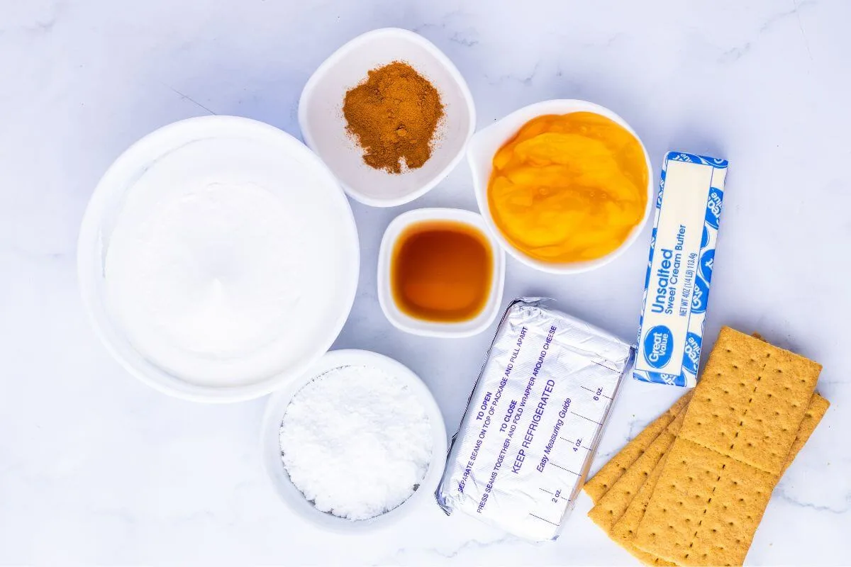 peach cobbler cheesecake dip ingredients