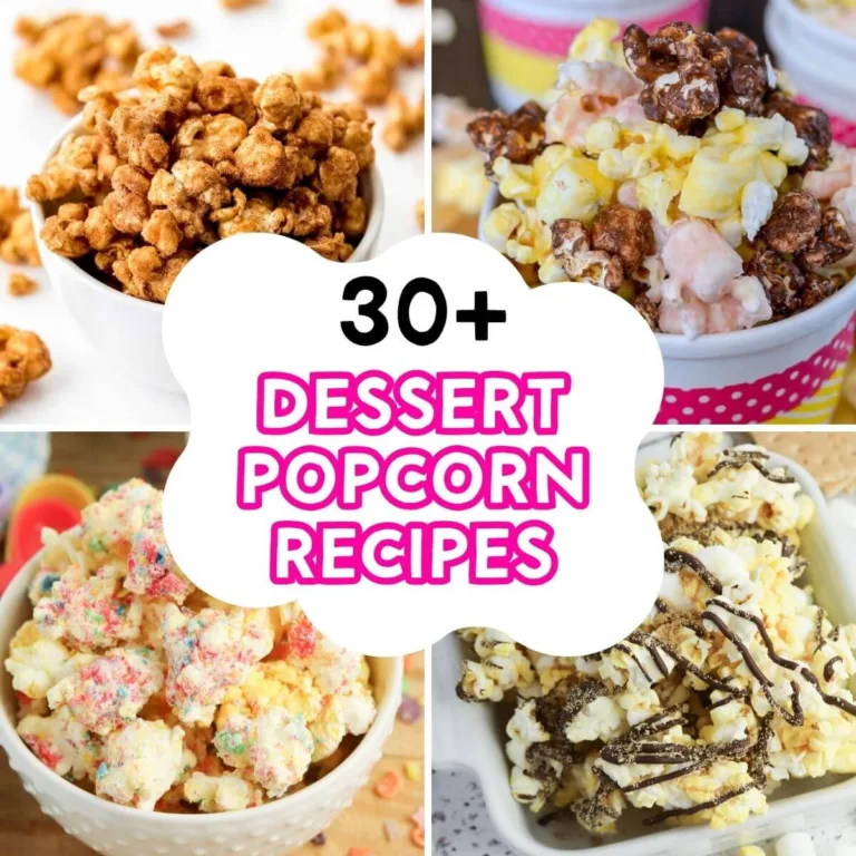 Dessert popcorn recipes featured image.