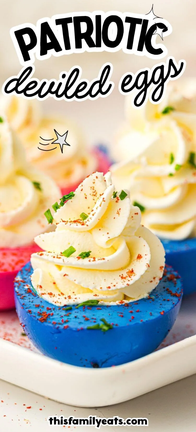 4th of July Deviled Eggs Everyone Will Notice