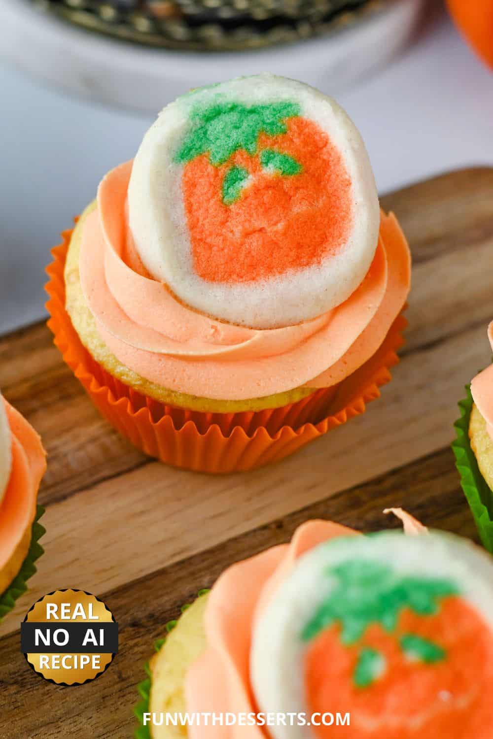 Easy Pumpkin Cookie Cupcakes