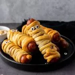 Air Fryer Mummy Hot Dogs